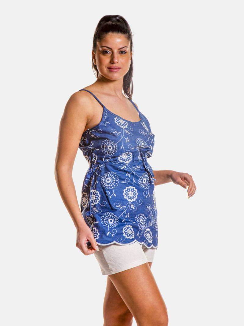 Pigiama corto Donna E2220 Fida - evabiancheria